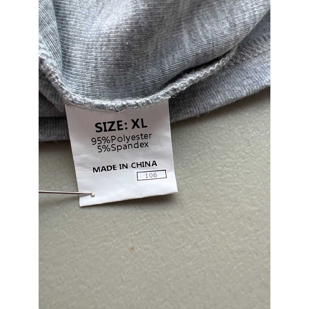Dokotoo Long Sleeve Tunic Top Size XL Relaxed Fit Polyester Blend Heather Gray - Picture 6 of 8